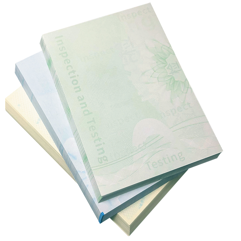 Inspection Report Paper – Standard Watermark Pattern